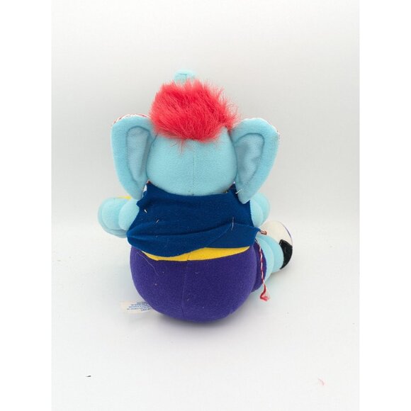 Vintage Clown Elephant 1995 With Glasses Stuffed Animal 9" Soft Things - Picture 2 of 3